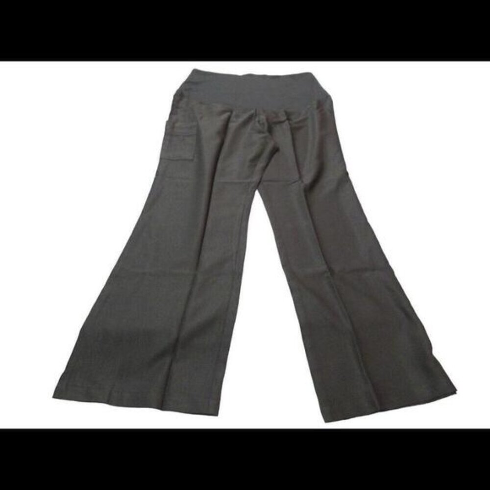 Wonder Wink Womens Maternity Uniform Black Scrub Pants Nurse Work Wear Size L​​​